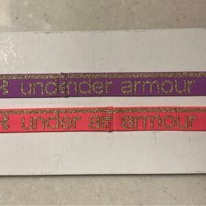 Under Armour headbands.